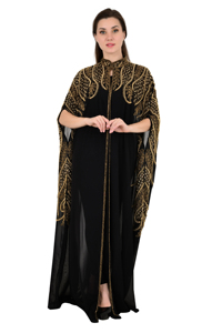 ชุดเดรสแบบคาฟตันปักลายสำหรับผู้หญิงตะวันออกกลาง ดีไซน์เรียบหรู สไตล์อิสลาม  ไซส์พลัส  ไร้ตะเข็บ เหมาะสำหรับงานเลี้ยงตอนเย็น - Product Image 3