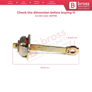 BDP790 Front Door <b>Hinge</b> Stop Check <b>Strap</b> Limiter for Transporter T4 Caravelle EuroVan 1990-2004 701837249A - Product Image 5