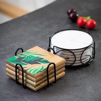 Support de rangement pour tapis de table en métal, accessoires écologiques et durables pour salon et cuisine