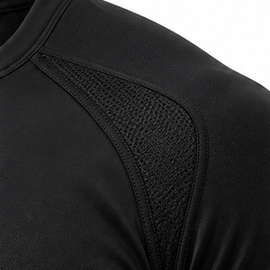 Custom Men's Casual Compression Short Sleeve Crew Neck Athletic Base Layer Fitness Training Summer Lightweight OEM Private Label - Product Image 4