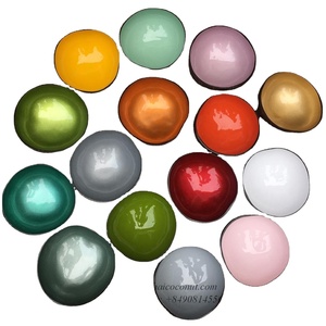 Juego de cuencos de coco esmaltados con laca de colores respetuosos con el medio ambiente al por mayor, precio competitivo, uso comercial, fábrica de cereales de Vietnam - Product Image 6
