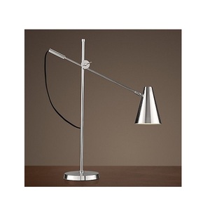 Lámpara de Mesa Industrial de Hierro, Bombilla LED E27, 3500K, Blanco Cálido, Diseño Moderno, Pantalla Negra, Decorativa para Sala de Estar, Tamaño Pequeño - Product Image 5