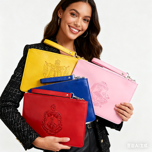 Borsa a mano/<span class=keywords><strong>pochette</strong></span> grande in pelle DST di nuova concezione, di tendenza per il 2025, con tracolla, regalo per donne, università, congiunzioni scolastiche, feste - Product Image 1
