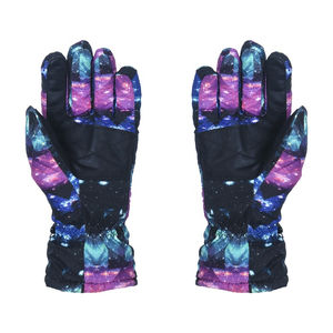 Gants de ski d'hiver de haute qualité, durables, chauds, unisexes, coupe-vent, imperméables, grande taille, imprimés, respirants, isolés en laine chauffante - Product Image 6