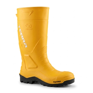 AP Boots Yellow Steel Toe PVC <b>Safety</b> <b>Wellington</b> Boots Rubber Sole Protective Industrial Use All Seasons (Unisex) - Product Image 1
