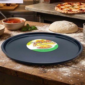 CASAMAXWL Pizza Pan 36Cm Diameter Jumbo Size Stainless Steel Oven Safe Model AZ-4251-36 for Pizza Baking - Product Image 5