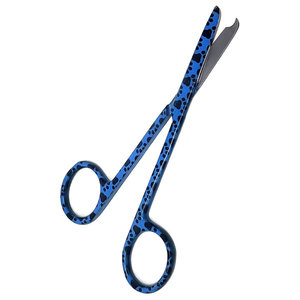 Tijeras de puntada de sutura de acero inoxidable con diseño de patas azules, punta en forma de gancho, estándar Manual, para aplicaciones médicas veterinarias - Product Image 6