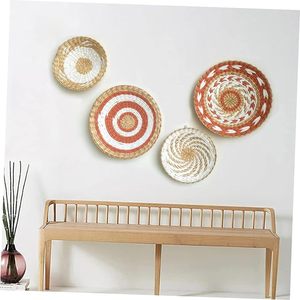 Jute Rope Handicraft Seagrass <b>Wall</b> <b>Hanging</b> Woven Decorative <b>Hanging</b> <b>Wall</b> <b>Basket</b> Decor Oversized <b>Wall</b> Decor <b>Basket</b> Set of 7 - Product Image 2