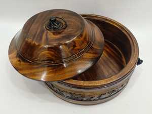 Boîte Chapati ronde en bois de haute qualité Design moderne maison hôtel Restaurant conteneur meilleure qualité casseroles vente chaude inde - Product Image 6