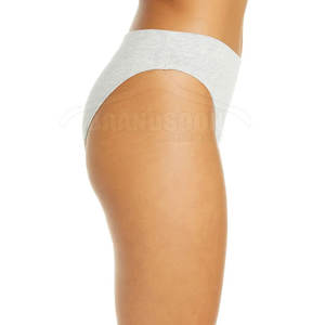 Nueva llegada de alta calidad de las mujeres de corte alto de punto bragas diarias logotipo personalizado bragas de algodón transpirable al por mayor - Product Image 4