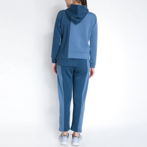 Survêtements Ensemble deux pièces respirant pour femmes Survêtement court 100% coton avec capuche Vêtements durables pour femmes Service OEM - Product Image 3