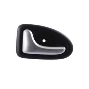 Poignée d'ouverture de porte intérieure gauche pour Renault Clio 2-II Chrome 8200641120 - Kaya Plastic Quality, poignée de porte LONGUE, caractéristique Turquie - Product Image 1