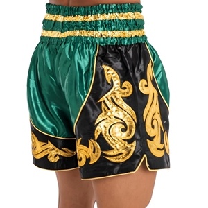 Short de Muay Thai en satin de polyester 100% de gros OEM conception personnalisée pour le Muay Thai et l'entraînement de Kick Boxing - Product Image 3