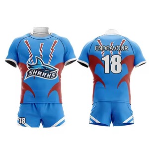 New Design High Quality Rugby Uniform Quick Dry Wholesale Rugby Uniform Breathable Rugby Uniform Customization Available - Product Image 5