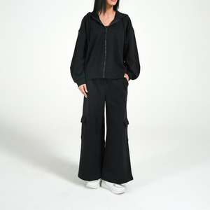 Best Selling High Quality Hooded <b>Collar</b> <b>Women</b> Tracksuits Customized Logo Printing Breathable Winter Wear plus size tracksuit set - Product Image 1