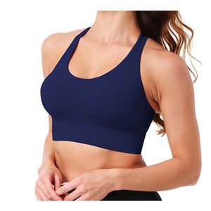 Soutien-gorge de sport simple à col licou Fabriqué au Pakistan Fitness Wear Soutien-gorge de sport pour femme Active Wear Soutien-gorge de sport - Product Image 3