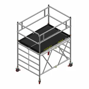 Jaipur en kaliteli katlanır çerçeve iskele kulesi hint üreticileri 1.35 m geniş 1.50 m Platform yüksekliği en iyi toptan fiyat