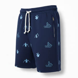 Pantalones Cortos de Algodón para Hombre, Bordados, con Botones, Cintura Alta, Transpirables, Ligeros, Ecológicos, Cómodos para Uso Diario - Product Image 2