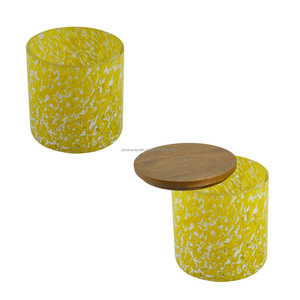 Vela votiva de cristal con diseño de cera para el hogar, portavelas con diseño de tema de noche y té, decoración para el hogar y diseño de boda - Product Image 3