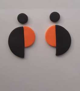 Geometric Shapes Unique Resin Crafts <b>Earrings</b> - Product Image 4