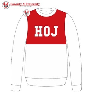 เสื้อสเวตเชิ้ตผ้าฝ้ายฟลีซปักลายฮีโร่แห่งเจริโคสำหรับผู้หญิง |   เสื้อครูว์เน็คผ้าฟลีซโพลีเอสเตอร์ปักลาย HOJ Masonic สำหรับสุภาพสตรี แบบสั่งทำพิเศษ - Product Image 6