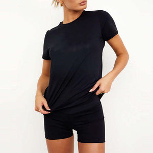 T-shirt femme à la mode fabriqué avec le meilleur matériau T-shirt femme pour la vente en ligne T-Shirt femme confortable Logo personnalisé OEM - Product Image 6