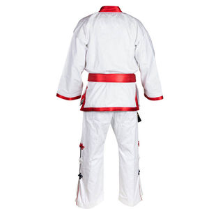 OEM ligero 100% algodón Unisex Taekwondo uniformes para Karate personalizado estilo profesional Taekwondo Fighter uniformes - Product Image 3