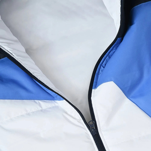 Blouson d'hiver pour homme personnalisé avec revêtement, design à capuche, col rabattu et logo frontal - Product Image 6