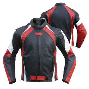 Vestes de moto en cuir véritable de haute qualité avec couleurs, logo et tailles personnalisées - Vêtements - Product Image 6