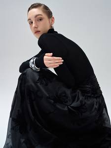 Elegant Style <b>Tops</b> <b>for</b> <b>Women</b> 2024 Trendy <b>Turtleneck</b> Gerda Knit <b>Top</b> Eco-Friendly Fabric <b>Women'S</b> Clothing Whiteant Manufacturer - Product Image 5