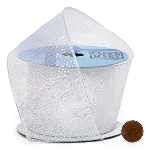 Mini/Micro Metallic Dots on Wired Ribbon Luxury Handmade Organza & Polyester Stretch Loop for Wedding Decorations PP Material - Product Image 2