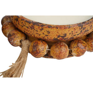 Bougeoir en bois de bambou de la plus grande qualité au design standard avec finition naturelle Parfait pour la décoration de table - Product Image 2