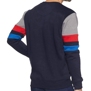 เสื้อสเวตเชิ้ตผู้ชายลำลองสำหรับฤดูใบไม้ร่วง ผ้าฝ้าย 100% คอกลม ทรงปกติ ถักทอ สีพื้น เสื้อผู้ชาย - Product Image 2