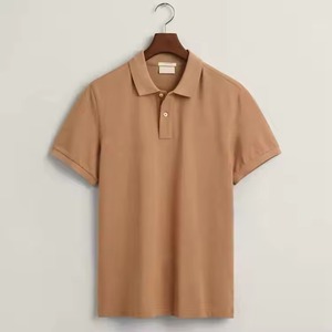 Camisetas Polo de golf de manga corta informales deportivas de algodón 100% lisas con logotipo bordado personalizado para hombre camisetas polo de uniforme de trabajo personalizadas OEM - Product Image 4