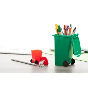 Poubelle personnalisée Perera avec porte-stylo, produit de merchandising sur mesure - Product Image 4