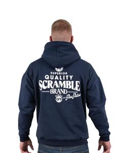 Sudaderas con Capucha Azules de Alta Calidad, Estilo Urbano, Impresión Puff, 100% Algodón, Corte Regular, Felpa Francesa, con Logotipo, para Hombre - Product Image 4