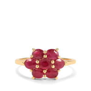 Anillo de Hombre Hecho a Mano en Oro de 9K con Zafiro Rosa Ovalado y Detalles en Corte Pera - Product Image 2
