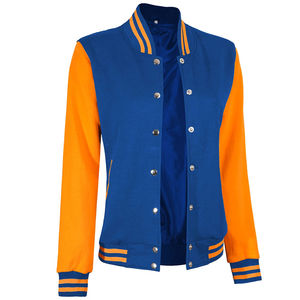 Dernière conception de veste universitaire d'hiver pour femmes à motif solide avec broderie personnalisée Slim Fit 2025 - Product Image 1