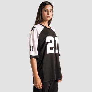 Victory 0021 Jersey Breathable Lightweight Polyester Cotton Shirts Shorts Size XL <b>Black</b> Number Sublimation Printed Techniques - Product Image 5