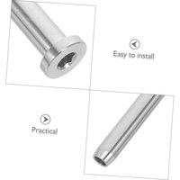 Kit de garde-corps à câble invisible HIMOWAY, tendeur à sertir en acier inoxydable 1/8 po pour poteaux en bois ou en métal, quincaillerie pour garde-corps à câble