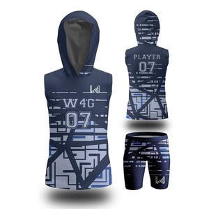 Conjuntos de Uniformes de Fútbol Americano 7on7 con Logotipo Personalizado, Transpirables, 100% Poliéster, Unisex, Talla Grande, Logotipo Frontal, Conjunto sin Mangas - Product Image 6