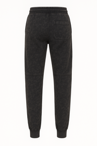 Ensemble survêtement noir délavé à l'acide avec sweat à capuche et jogging avec logo Gain - Product Image 2