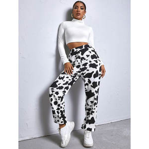 Último modelo de pantalón para correr de lana informal para mujer, pantalones de chándal personalizados para mujer, logotipo con cordón, nuevo estilo, ropa deportiva de invierno ODM - Product Image 5