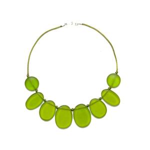 Beautiful Vintage Multi-Color Resin Beads <b>Long</b> <b>Necklace</b> Handmade by Faizacraft for Women and Girls Box Packing From India - Product Image 2