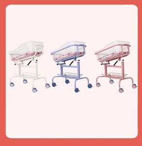 รถเข็นเด็กในโรงพยาบาล เตียงเด็กอ่อนสแตนเลส เตียงเด็กอเนกประสงค์ สีตามสั่ง วัสดุ ABS+สแตนเลส คุณภาพสูง - Product Image 6