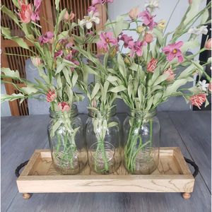 Bandeja de madera para servir de la mejor calidad, forma larga con asa, bandeja de cena de estilo Vintage, cocina casera, platos únicos para servir, nuevo diseño - Product Image 5