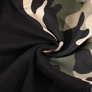 Sudadera Corta con Diseño de Bandera de Camuflaje, Sudadera Corta Negra al por Mayor - Product Image 5