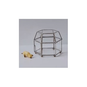 Top New arrival three section decorative Glass jewelry <b>gift</b> <b>boxes</b> hot selling gold <b>cheap</b> rates jewelry box for Display - Product Image 5