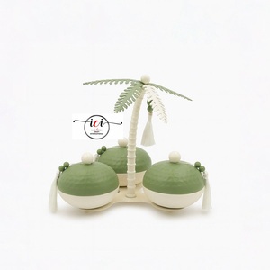 2025 dernière boîte de rangement de fruits secs de bol de service de table pour la maison Eid Hajj fêtes de célébration pour Ramadan décorations de vaisselle - Product Image 4