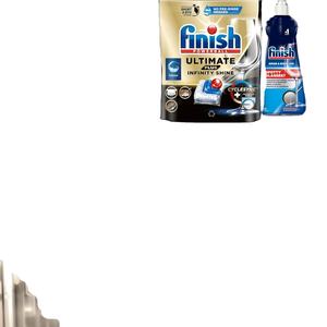 Pastillas para Lavavajillas Finish, Ultimate Plus Infinity Shine, 146 Unidades (73 x 2 Paquetes), Aroma Fresco, Elimina la Grasa Difícil - Product Image 1